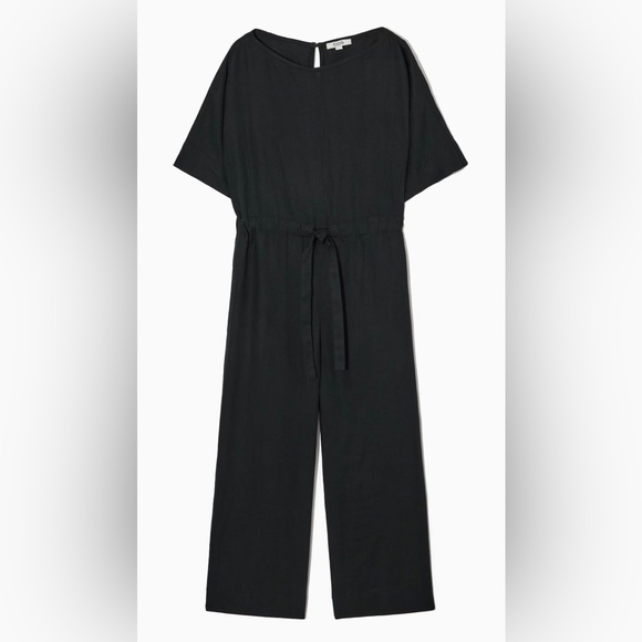 COS Drawstring-waist Linen Jumpsuit . US L - Picture 2 of 5